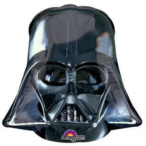 DARTH VADER Head Shape Mylar Balloon - 25" - STAR WARS