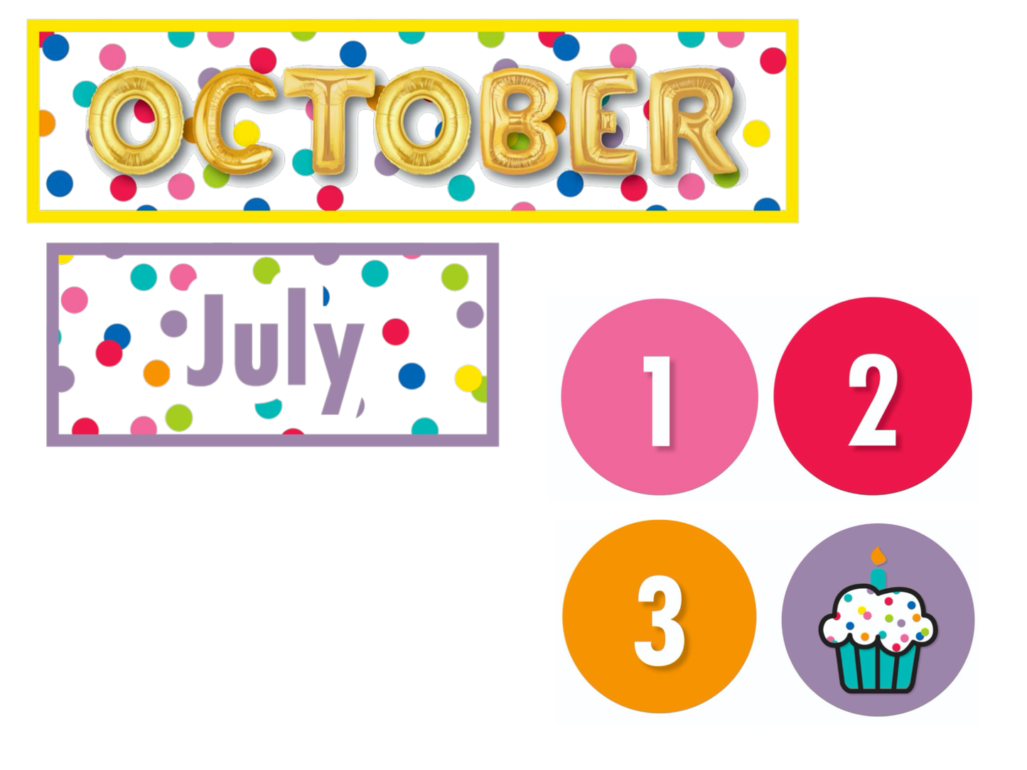 Calendar | Confetti Crush  | UPRINT | Schoolgirl Style