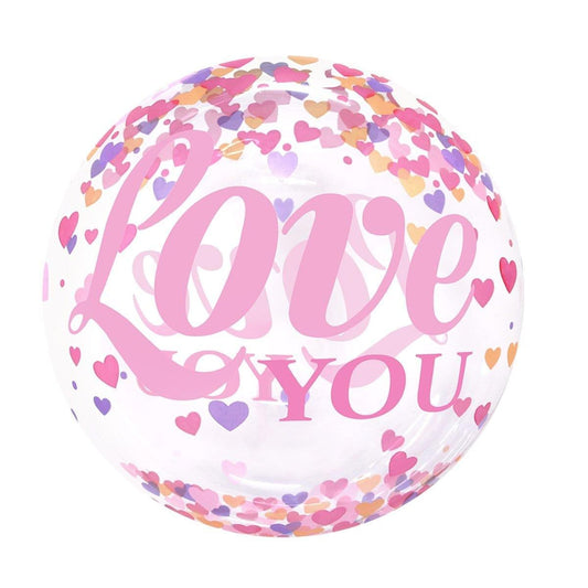 Bubble Balloon HD - Love You - 20''